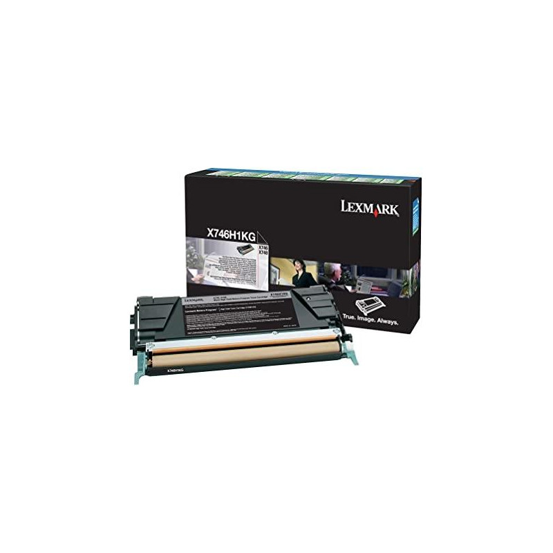 X746H1KG LEXMARK TONER NEGRO X-746/748 *ALTO RENDIMIENTO RETORNABLE*