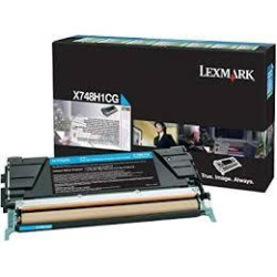 X748H1CG LEXMARK TONER LASER CIAN 10.000 PGINAS RETORNABLE X/748DE/7