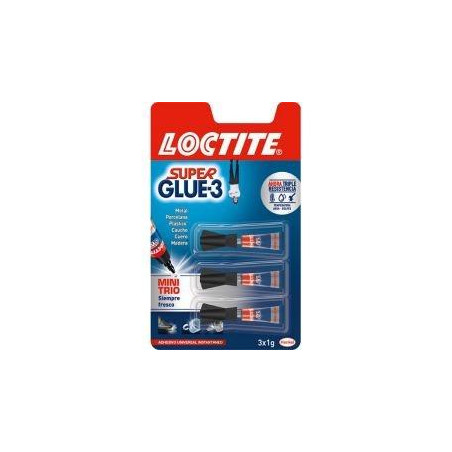 2229418/2229419/2640 LOCTITE SG3 MINI-T ADHESIVO INSTANTÁNEO 3X1G