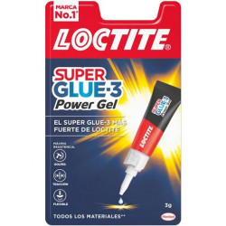 2640067 LOCTITE ADHESIVO INSTANTÁNEO SUPER GLUE-3 POWER GEL 3GR TRANSPARENTE