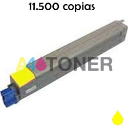 ES7470 / ES7480 toner OKI amarillo compatible reemplaza a OKI 45396213