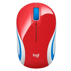 910-002732 LOGITECH RATÓN M187 INALÁMBRICO COMPACTO ROJO