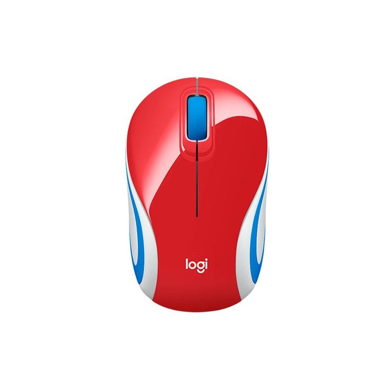 910-002732 LOGITECH RATÓN M187 INALÁMBRICO COMPACTO ROJO