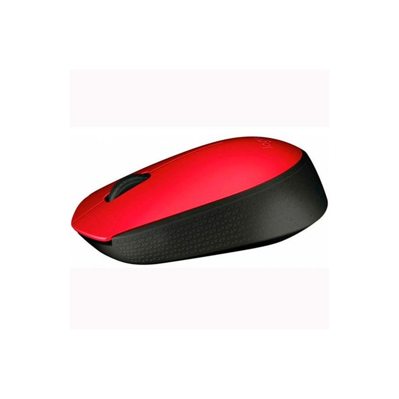 910-004641 LOGITECH RATÓN M171 INALÁMBRICO 1000PPP AMBIDIESTRO 2 BOTONES ROJO