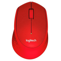 910-004911 LOGITECH RATÓN M330 INALÁMBRICO 1000PPP COMPACTO 3 BOTONES ROJO