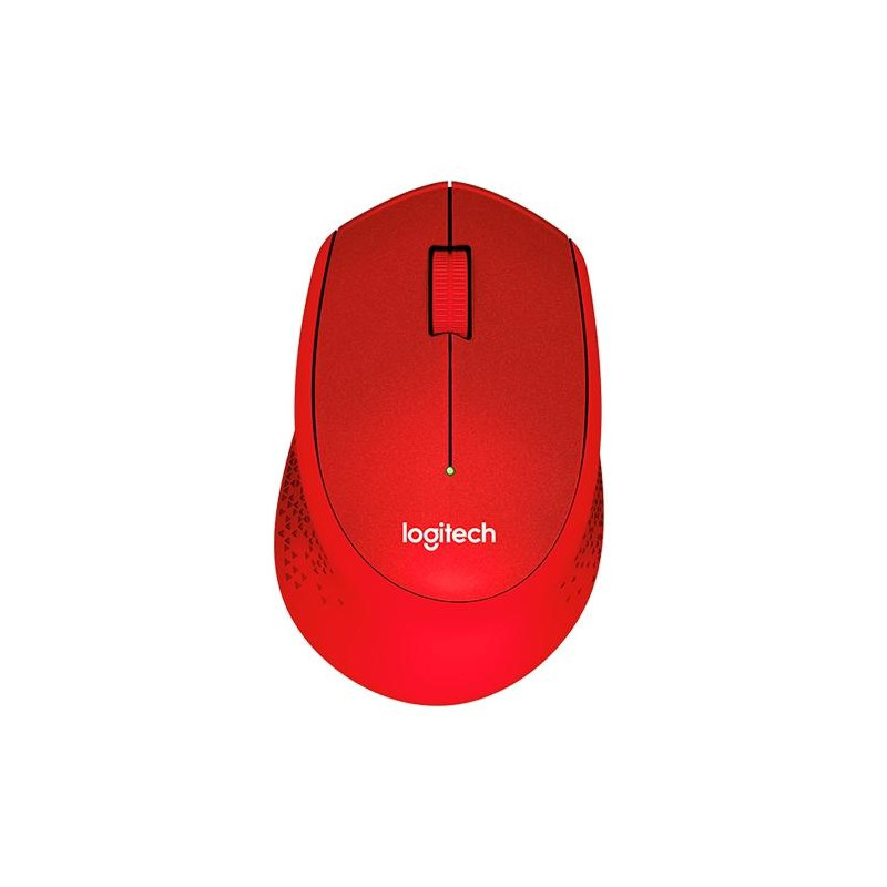 910-004911 LOGITECH RATÓN M330 INALÁMBRICO 1000PPP COMPACTO 3 BOTONES ROJO