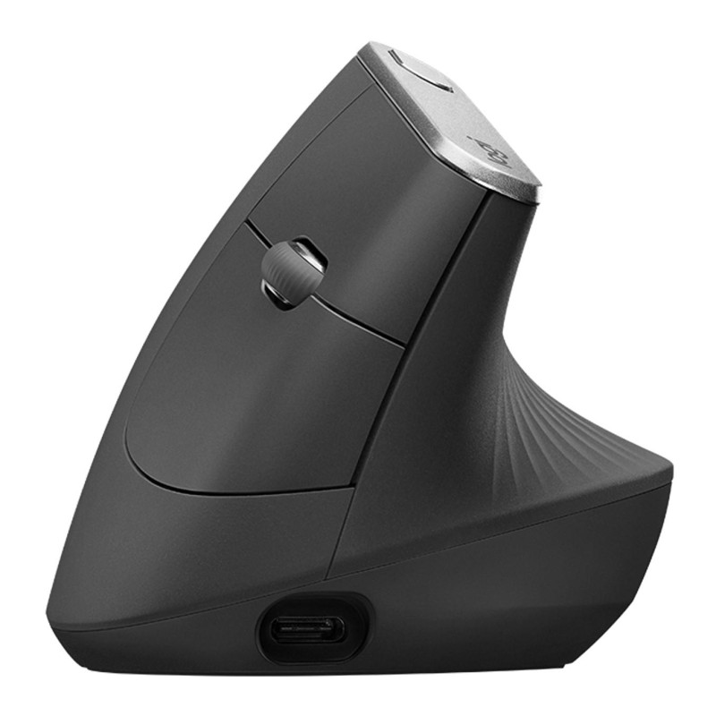 910-005448 LOGITECH RATÓN ERGONÓMICO VERTICAL AVANZADO MX INALÁMBRICO 4000PPP DIESTRO RECARGABLE NEGRO