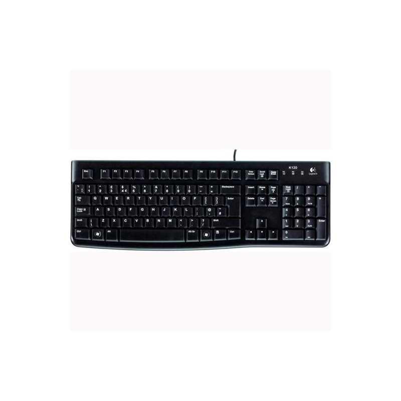 920-002499 LOGITECH TECLADO K120 CABLE USB QWERTY ESPAÑOL NEGRO