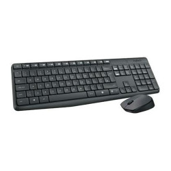 920-007919 LOGITECH COMBO TECLADO + RATÓN MK235 INALÁMBRICO 2.4GHZ QWERTY ESPAÑOL NEGRO