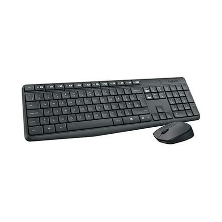 920-007919 LOGITECH COMBO TECLADO + RATÓN MK235 INALÁMBRICO 2.4GHZ QWERTY ESPAÑOL NEGRO