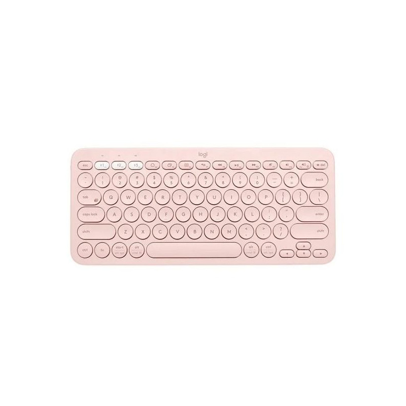 920-009587 LOGITECH TECLADO K380 BLUETOOTH PARA TRES DISPOSITIVOS ROSA