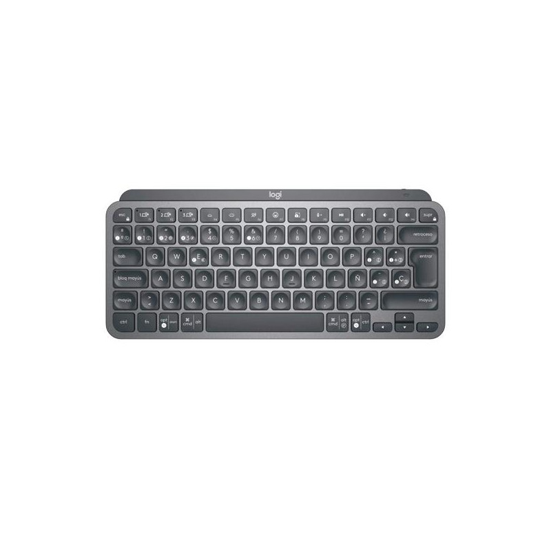 920-010603 LOGITECH TECLADO MX MINI INALÁMBRICO QWERTY ESPAÑOL GRAFITO