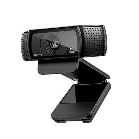 960-001055 LOGITECH WEBCAM C920 FULL HD CON MICRÓFONO CON AUDIO ESTÉREO 15MP USB 2.0 NEGRO