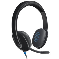 981-000480 LOGITECH AURICULARES BIAURAL ESTEREO CON MICRÓFONO AUDIO DE ALTO RENDIMIENTO CON SUPRESION DE RUIDOS