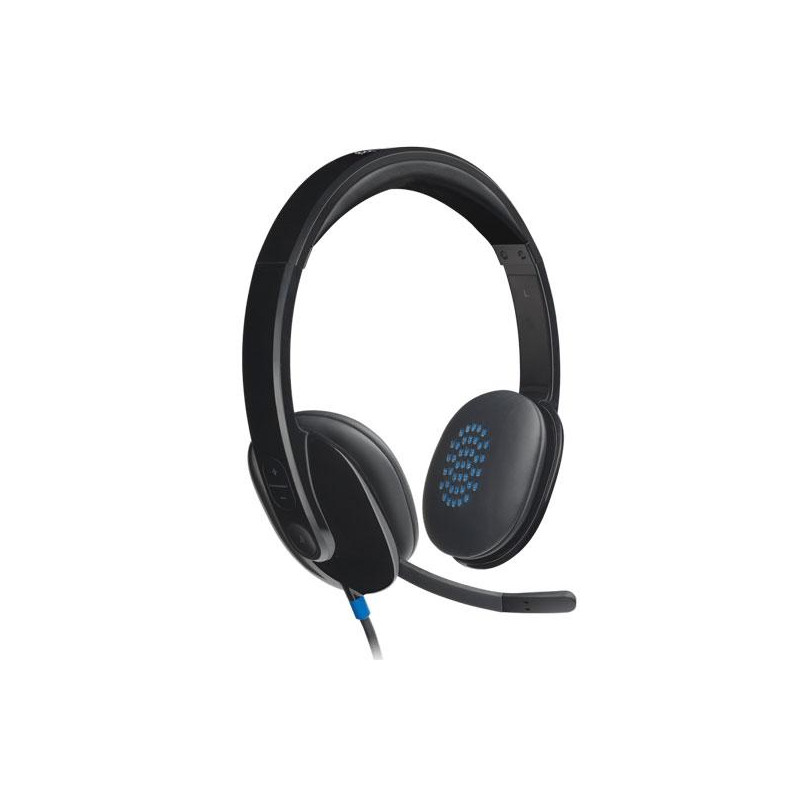 981-000480 LOGITECH AURICULARES BIAURAL ESTEREO CON MICRÓFONO AUDIO DE ALTO RENDIMIENTO CON SUPRESION DE RUIDOS