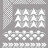 090021 LA PAJARITA STENCIL ST-21 PLANTILLA DECORATIVA MODELO GEOMETRIC