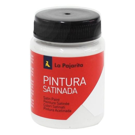 110122 LA PAJARITA TÉMPERA ESCOLAR BOTE DE 35ML SATINADA BLANCO L-21