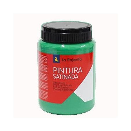 110513 LA PAJARITA TÉMPERA ESCOLAR BOTE DE 375ML SATINADA VERDE VIVO L-17