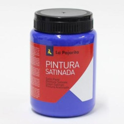 110713 LA PAJARITA TÉMPERA ESCOLAR BOTE DE 375ML SATINADA AZUL ULTRAMAR L-11