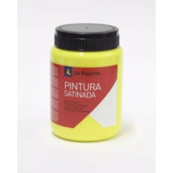 110922 LA PAJARITA TÉMPERA ESCOLAR BOTE DE 35ML SATINADA AMARILLO LIMON L-01