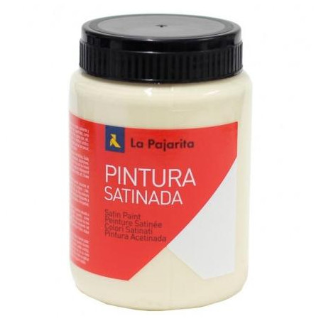 112913 LA PAJARITA PINTURA SATINADA L-25 BOTE DE 375ML MARFIL