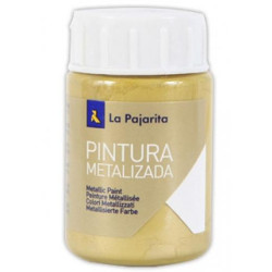 125322 LA PAJARITA PINTURA METALIZADA ME-03 35ML ORO RICO