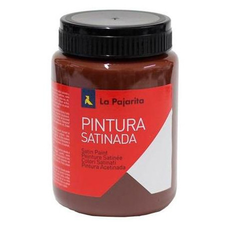 169113 LA PAJARITA TÉMPERA ESCOLAR BOTE DE 375ML SATINADA CASTAÑO L-32