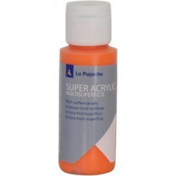 178076 LA PAJARITA PINTURA SUPER ACRYLIC A-07 60ML NARANJA