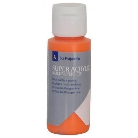 178076 LA PAJARITA PINTURA SUPER ACRYLIC A-07 60ML NARANJA