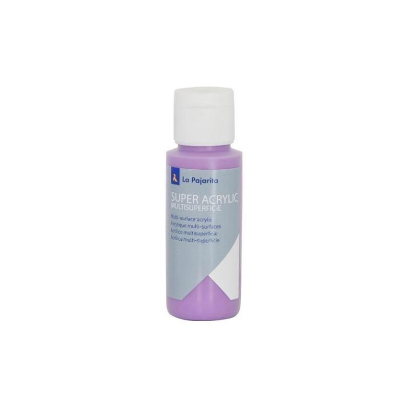 179076 LA PAJARITA PINTURA SUPER ACRYLIC A-17 60ML LAVANDA