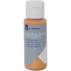 182176 LA PAJARITA PINTURA SUPER ACRYLIC A-47 60ML ORO REAL