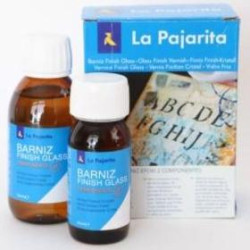 712147 LA PAJARITA FINISH GLASS BOTE DE 18ML  KIT DOS COMPONENTES