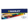 MNC00088 MANLEY ESTUCHE DE 50 CERAS BLANDAS 60MM COLORES SURTIDOS