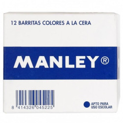 MNC04442 MANLEY ESTUCHE DE 12 CERAS 60MM (1) BLANCO