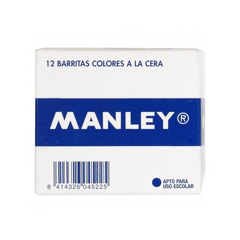 MNC04442 MANLEY ESTUCHE DE 12 CERAS 60MM (1) BLANCO