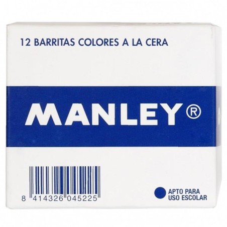 MNC04544 MANLEY ESTUCHE DE 12 CERAS 60MM (11) ROSA NATURAL