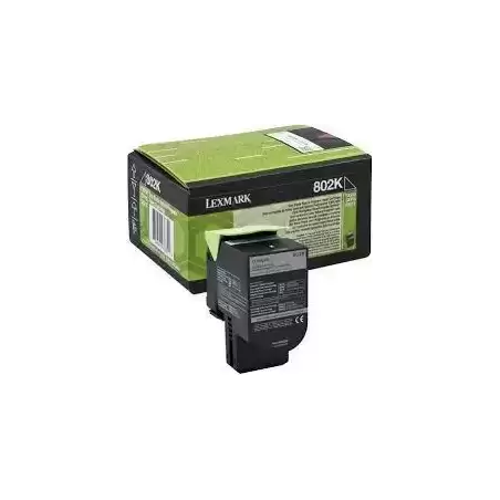 80C20K0 LEXMARK 802K TONER RETORNABLE NEGRO(1K)