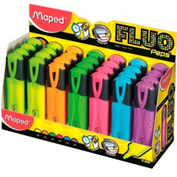 742537 MAPED MARCADOR FLUORESCENTE PEPS CLASSIC COLORES SURTIDOS EXPOSITOR 28 UD