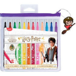 845001 MAPED ROTULADORES HARRY POTTER POUCH ESTUCHE DE 12 C/SURTIDOS