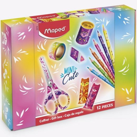 899789 MAPED ESTUCHE REGALO MINI CUTE 12 PIEZAS