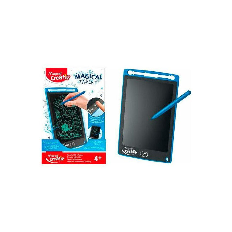 907039 MAPED TABLERO DE LECTURA Y ESCRITURA MAGICAL TABLET CON PANTALLA LCD +4 AÑOS