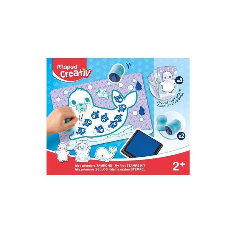 907042 MAPED KIT DE SELLOS EARLY AGE PARA NIÑOS +2 AÑOS