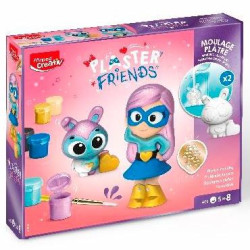 907219 MAPED SET CREATIVO MODELING FRIENDS MOLDEADO DE YESO SUPER +5 AÑOS