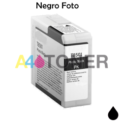 Cartucho de tinta T8501 photo negro compatible con C13T850100