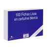 3111L MARIOLA FICHA LISA 95X65MM CARTULINA 180GR BLANCO PAQUETE DE 100