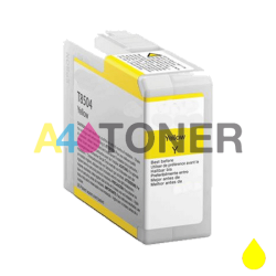Cartucho de tinta T8504 amarillo compatible con C13T850400