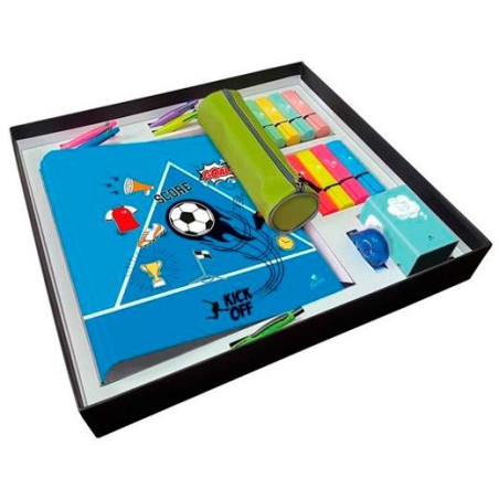 SET-284FD MARIOLA SET DE REGALO PREMIUM CARPETA 4 ANILLAS 25MM DEPORTES MODELOS SURTIDOS