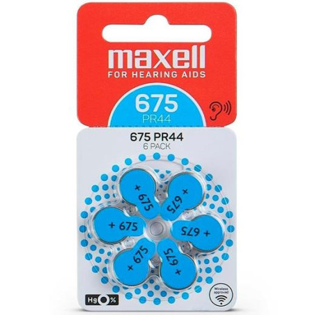 791420 MAXELL BATERIAS DE AIRE DE ZINC 1