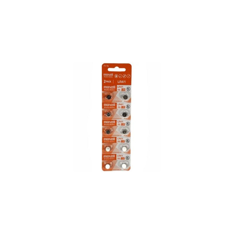 LR0041-B10 MXL MAXELL PILAS PLANAS ALCALINAS 1