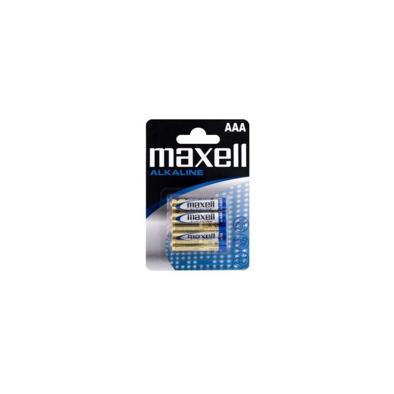 LR03-B4 GD MXL MAXELL PILAS ALCALINAS AAA - LR03- PACK 4 UDS